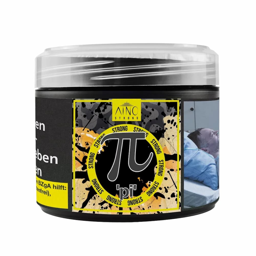 AINO Strong Tobacco 200g – Pi Dose, Geschmacksrichtung Schwarztee und Physalis, starker Nikotingehalt, intensiver Premium Shisha Tabak