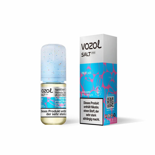 Vozol Salz Prime Nikotinsalz Liquid Fruit Mix 10ml Flasche mit 20mg Nikotin – Puzzles Shisha Shop