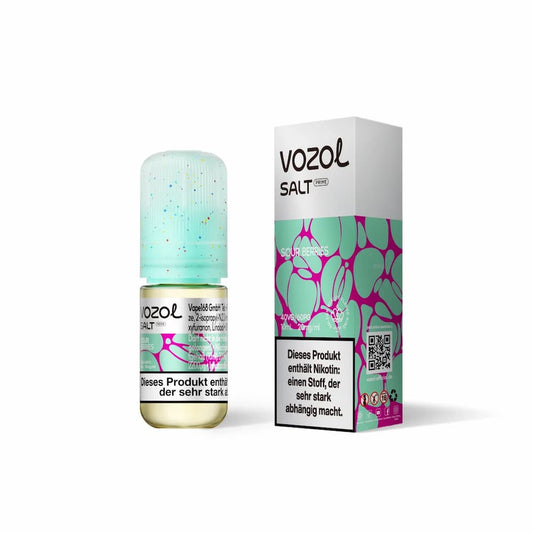 Vozol Salz Prime Nikotinsalz Liquid Sour Berries 10ml Flasche mit 20mg Nikotin – Puzzles Shisha Shop
